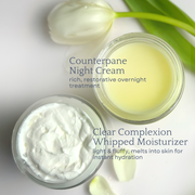 Clara & Fritz Tallow Shop Day & Night Face Moisturizer Duo Skincare Bundle