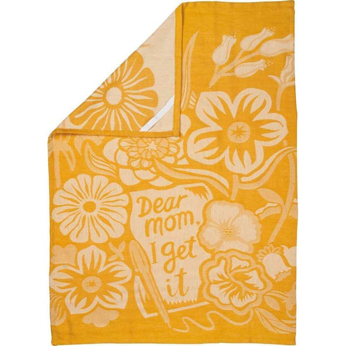 The Bullish Store - Dear Mom, I Get It Funny Snarky Yellow Dish Cloth Towel