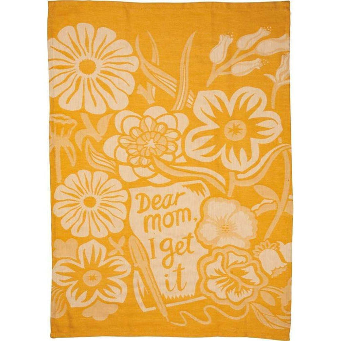 The Bullish Store - Dear Mom, I Get It Funny Snarky Yellow Dish Cloth Towel