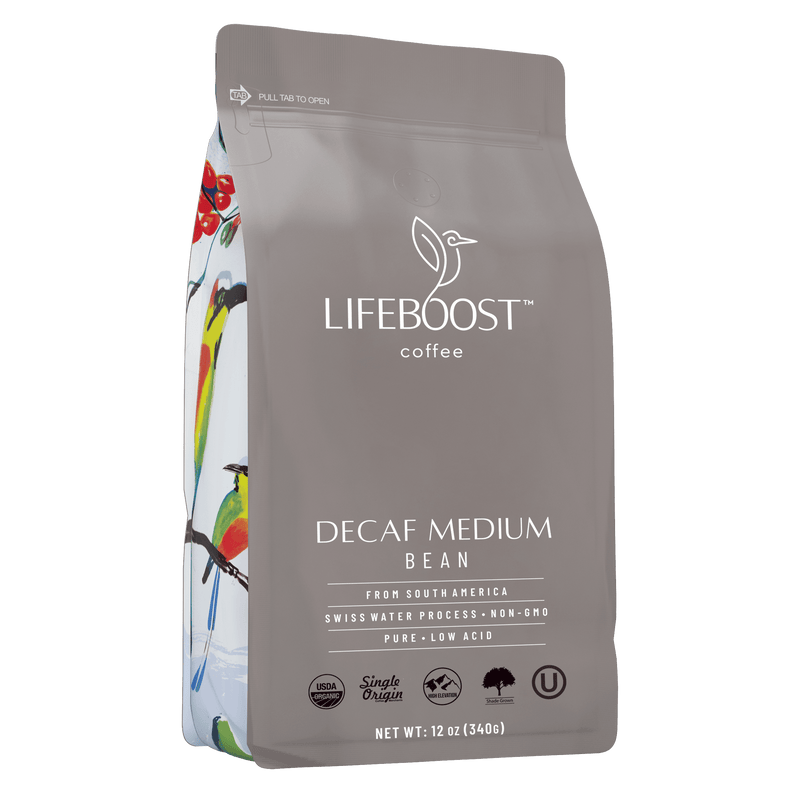 Lifeboost Coffee Medium Roast Decaf Decaf Roast