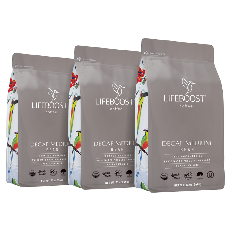 Lifeboost Coffee Medium Roast Decaf Decaf Roast