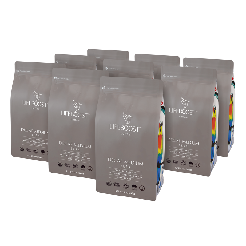 Lifeboost Coffee Medium Roast Decaf Decaf Roast
