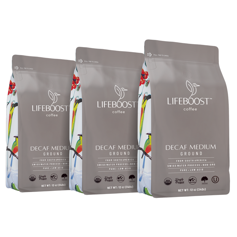 Lifeboost Coffee Medium Roast Decaf Decaf Roast