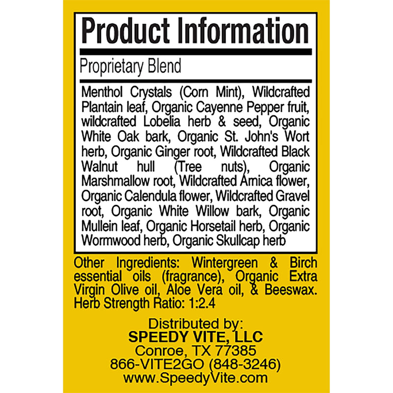 SpeedyVite® Deep Heat Muscle Ointment* (5 oz) | Warming Menthol, Arnica & Cayenne | SpeedyVite® - FREE SHIPPING Topical