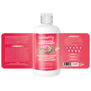 Locsanity Rosewater and Peppermint Moisturizing, Conditioning and Nourishing Shampoo Shampoo & Conditioning