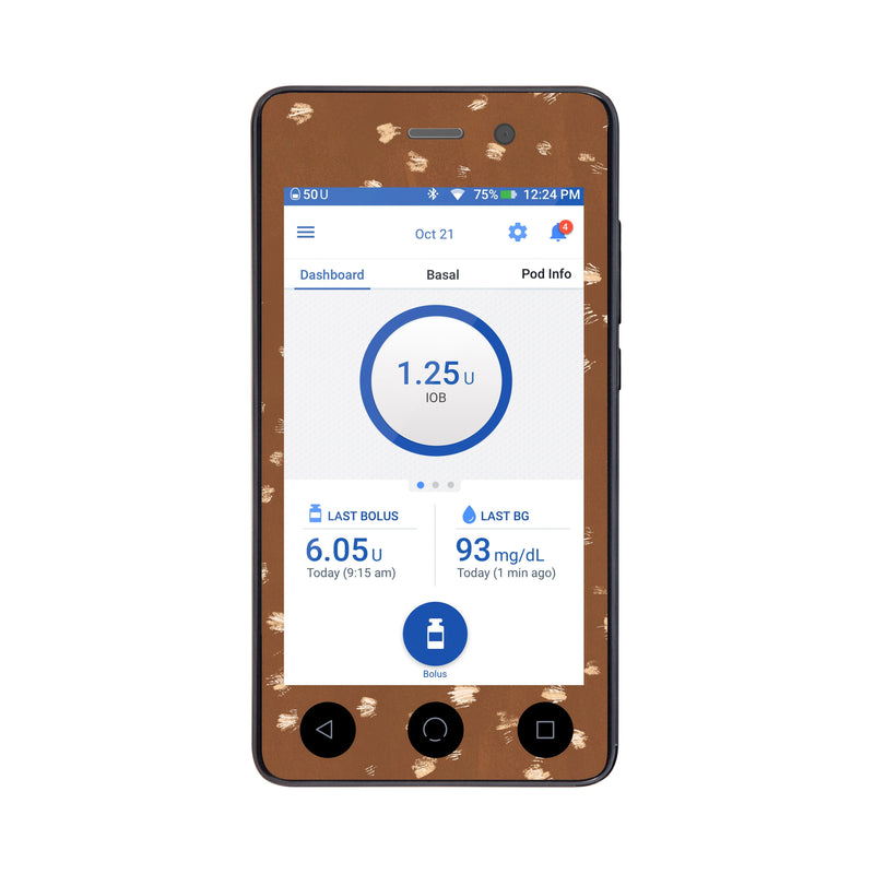 Peelz Deer Hide Sticker for Omnipod DASH® PDM – Pump Peelz Peelz/Stickers