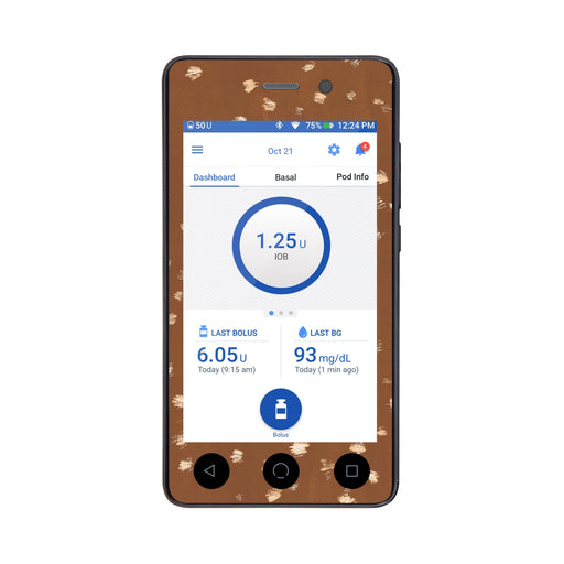Peelz Deer Hide Sticker for Omnipod DASH® PDM – Pump Peelz Peelz/Stickers