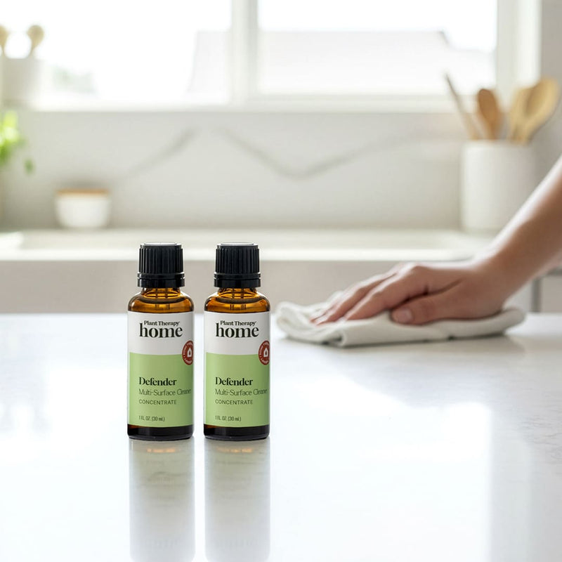 Plant Therapy Defender Multi-Surface Cleaner 30 mL 2 Pack Household