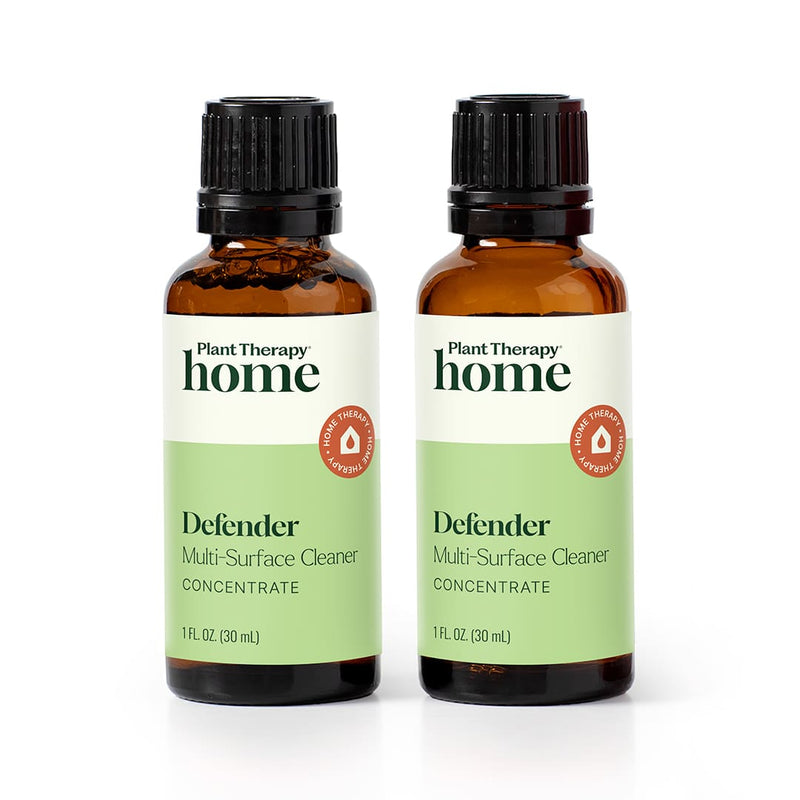 Plant Therapy Defender Multi-Surface Cleaner 30 mL 2 Pack Household
