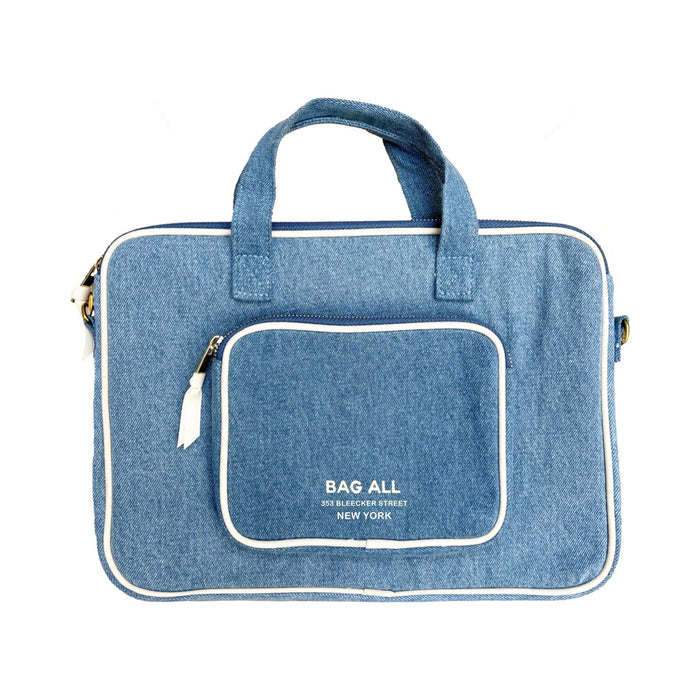 Bag-All - Laptop Case 13", Handle & Charger Pocket, Denim