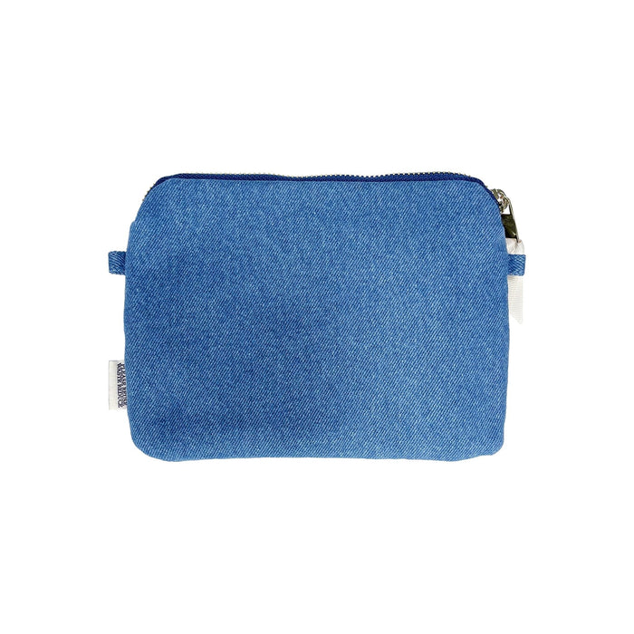 Bag-All - Padded Trinket Pouch Double Pocket, Denim