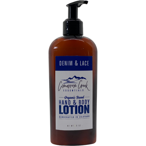 Cimarron Creek Essentials - Denim & Lace Organic Hand & Body Lotion 8oz