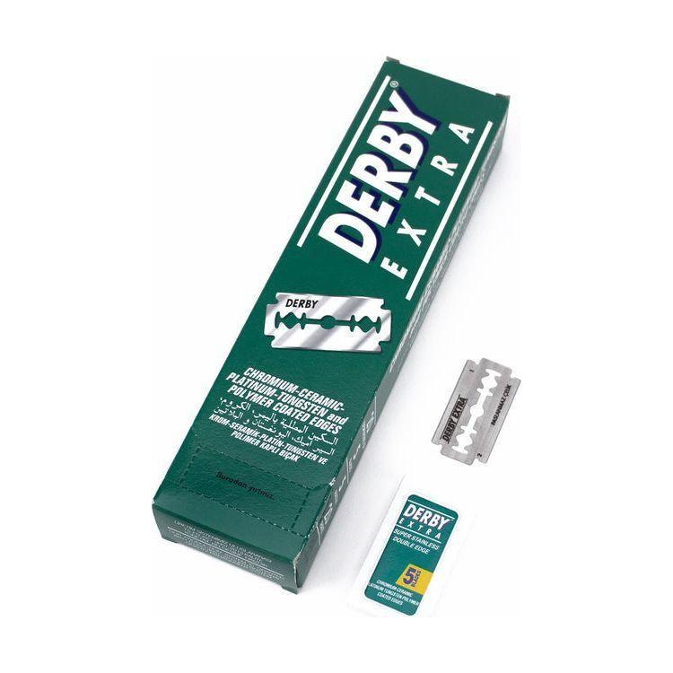 Derby Derby Extra Chromium-Ceramic-Platinum Double Edge Razor Blades - 20x5 Blades Razor Blades