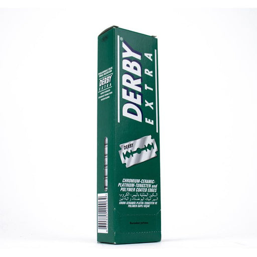 Derby Extra Chromium-Ceramic-Platinum Double Edge Razor Blades - 20x5 Blades