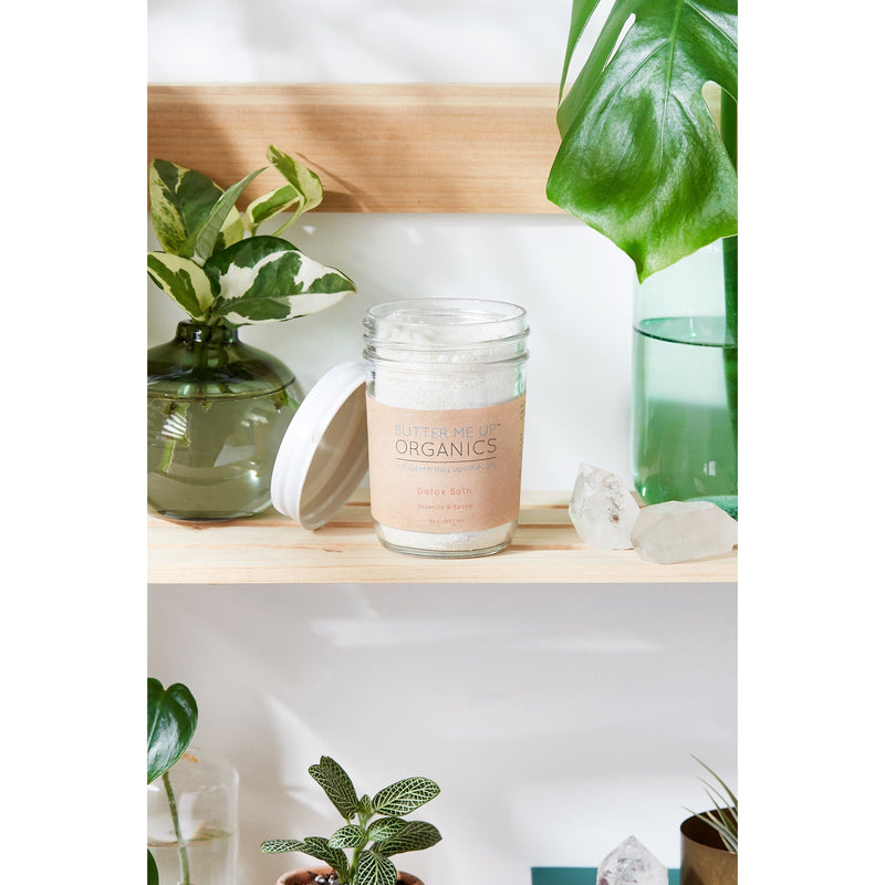 Butter Me Up Organics Detox Bath Epsom Salt Clay Essential Oil Soak Organic Vegan Bath