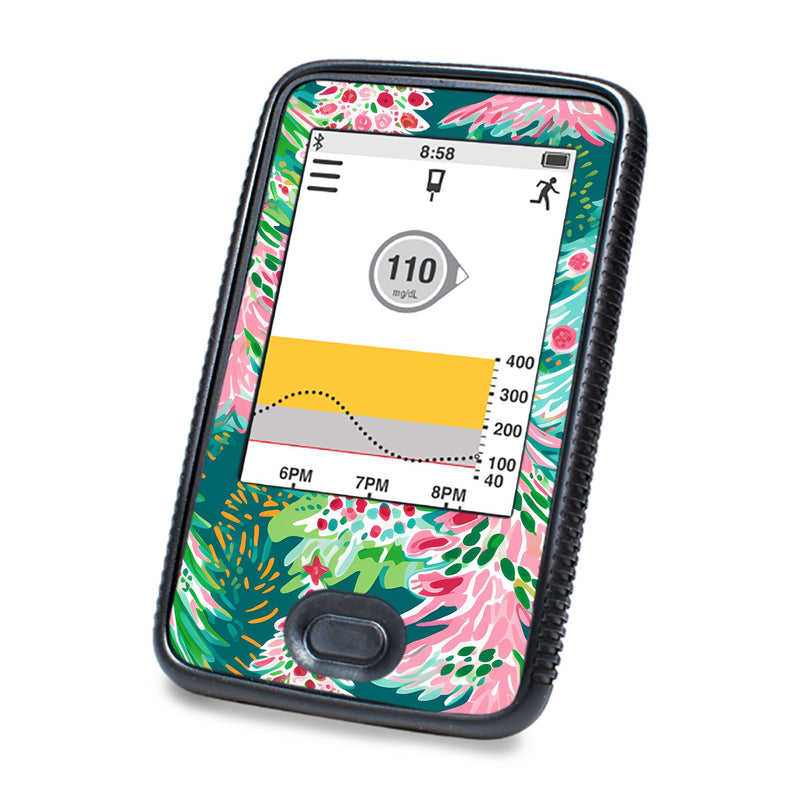 Peelz Festive Forest Dexcom G6 Touchscreen Receiver Sticker - Pump Peelz Peelz/Stickers