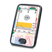 Peelz Holiday Greetings Dexcom G6 Touchscreen Receiver Sticker - Pump Peelz Peelz/Stickers