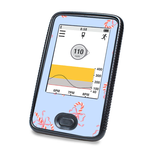 Peelz Candy Cane Lane Dexcom G6 Touchscreen Receiver Sticker - Pump Peelz Peelz/Stickers