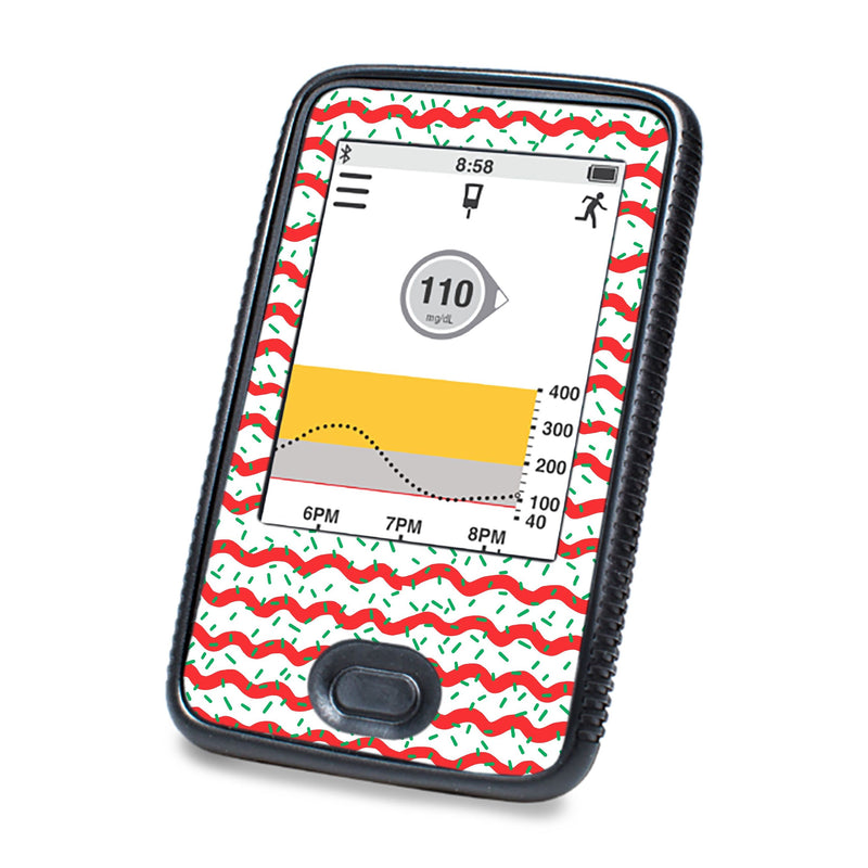 Peelz Christmas Icing Dexcom G6 Touchscreen Receiver Sticker - Pump Peelz Peelz/Stickers