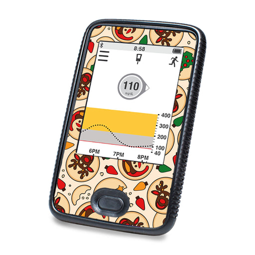 Peelz Santa's Cookies Dexcom G6 Touchscreen Receiver Sticker - Pump Peelz Peelz/Stickers