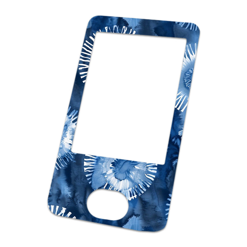 Peelz Monochrome Blue Tie Dye DEXCOM G6 Touchscreen Receiver Peelz/Stickers