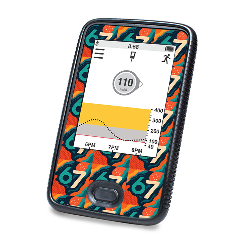 Peelz 6/7 Dexcom G6 Touchscreen Receiver Sticker - Pump Peelz Peelz/Stickers