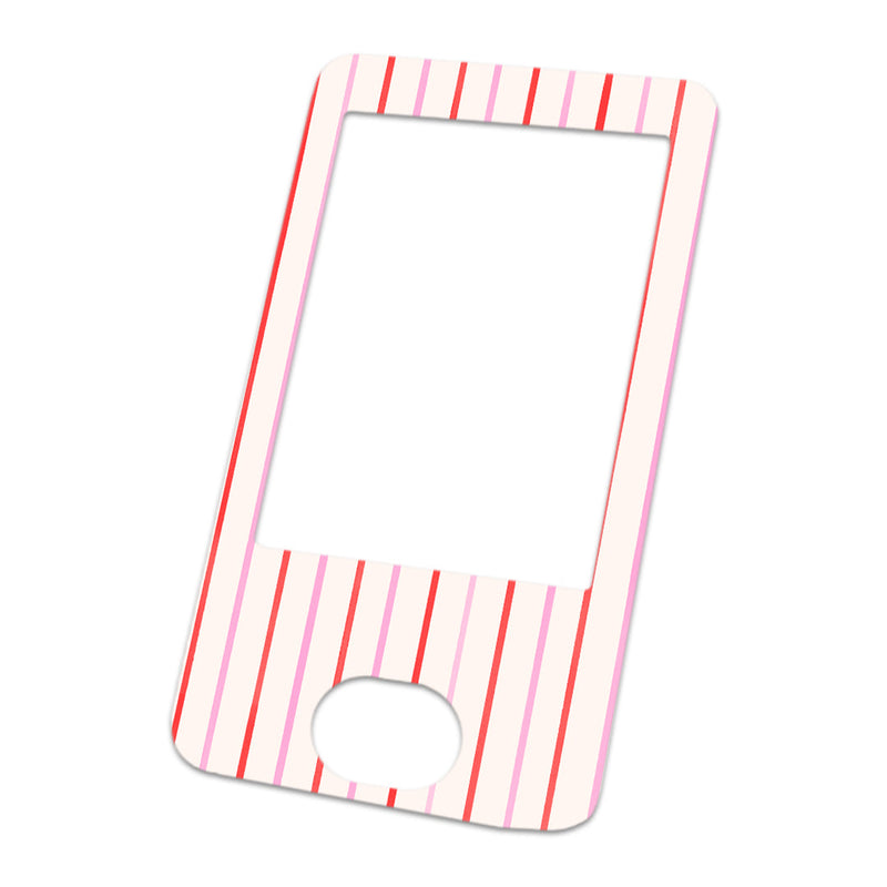 Peelz Peppermint Stripes Dexcom G6 Touchscreen Receiver Sticker - Pump Peelz Peelz/Stickers