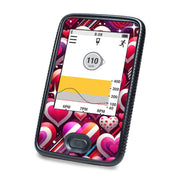 Peelz Sparkly Hearts DEXCOM G6 Touchscreen Receiver Peelz/Stickers