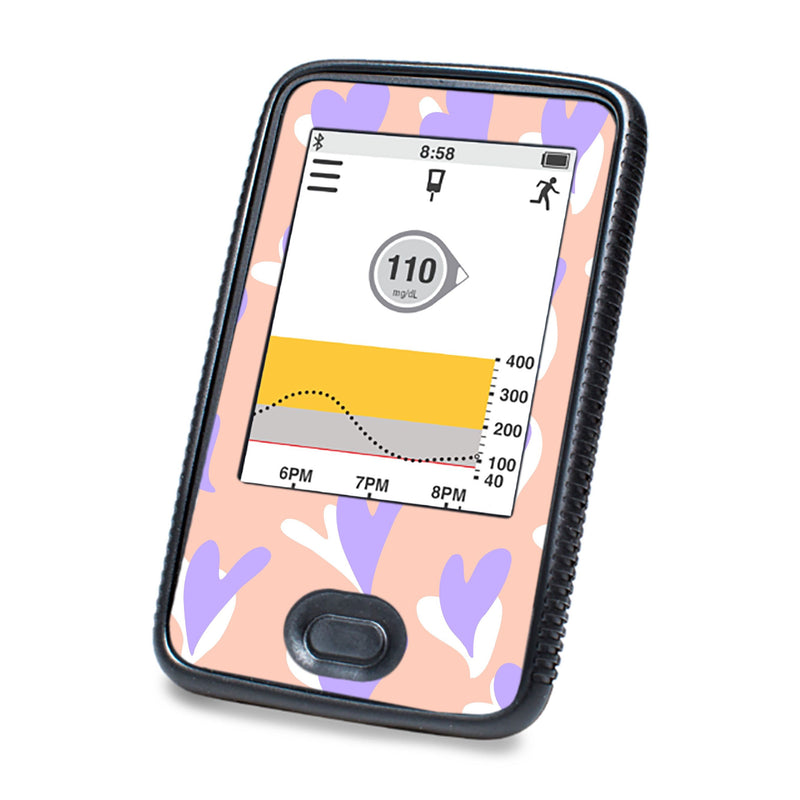 Peelz Lavender Love DEXCOM G6 Touchscreen Receiver Peelz/Stickers