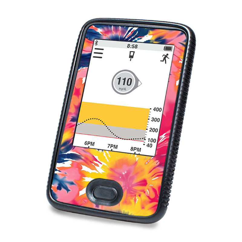 Peelz Summer Tie Dye DEXCOM G6 Touchscreen Receiver Peelz/Stickers