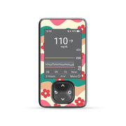 Peelz Retro Noel Dexcom G7 and G6 Touchscreen Receiver Sticker - Pump Peelz Peelz/Stickers