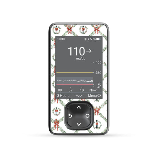 Peelz Nutcracker Noel Dexcom G7 and G6 Touchscreen Receiver Sticker - Pump Peelz Peelz/Stickers