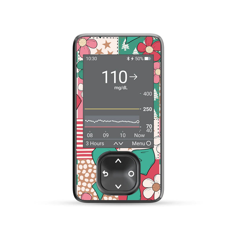 Peelz Merry Coquette Dexcom G7 and G6 Touchscreen Receiver Sticker - Pump Peelz Peelz/Stickers