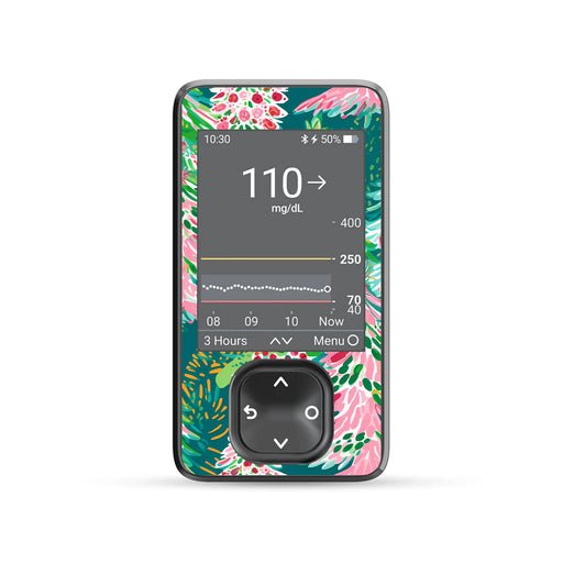 Peelz Festive Forest Dexcom G7 and G6 Touchscreen Receiver Sticker - Pump Peelz Peelz/Stickers