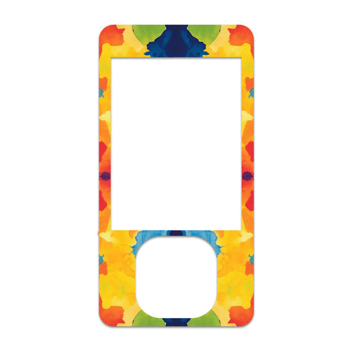 Peelz Bright Tie Dye DEXCOM G7 and G6 Touchscreen Receiver Sticker Peelz/Stickers