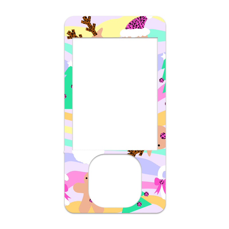 Peelz Christmas Pastel Sticker for DEXCOM G7 and G6 Touchscreen Receiver Peelz/Stickers