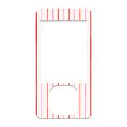 Peelz Peppermint Stripes Dexcom G7 and G6 Touchscreen Receiver Sticker - Pump Peelz Peelz/Stickers