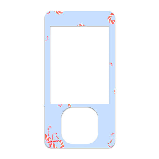 Peelz Candy Cane Lane Dexcom G7 and G6 Touchscreen Receiver Sticker - Pump Peelz Peelz/Stickers