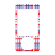 Peelz Party Plaid Dexcom G7 and G6 Touchscreen Receiver Sticker - Pump Peelz Peelz/Stickers