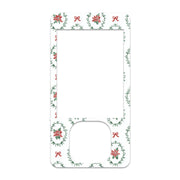 Peelz Poinsettia Parade Dexcom G7 and G6 Touchscreen Receiver Sticker - Pump Peelz Peelz/Stickers
