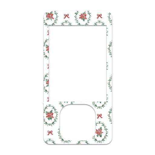 Peelz Poinsettia Parade Dexcom G7 and G6 Touchscreen Receiver Sticker - Pump Peelz Peelz/Stickers