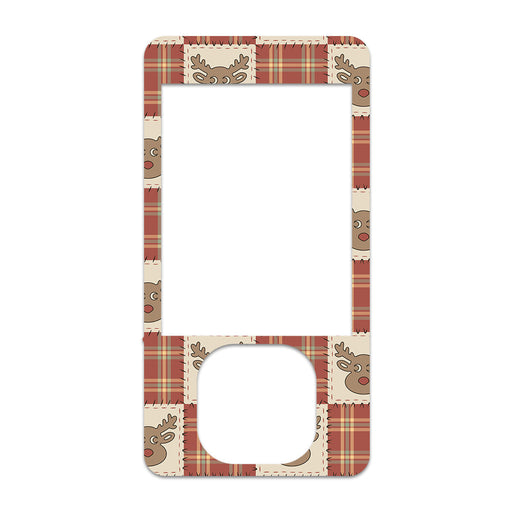 Peelz Rustic Reindeer Dexcom G7 and G6 Touchscreen Receiver Sticker - Pump Peelz Peelz/Stickers