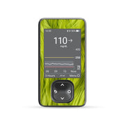 Peelz Green Fur Sticker for DEXCOM G7 and G6 Touchscreen Receiver Sticker Peelz/Stickers