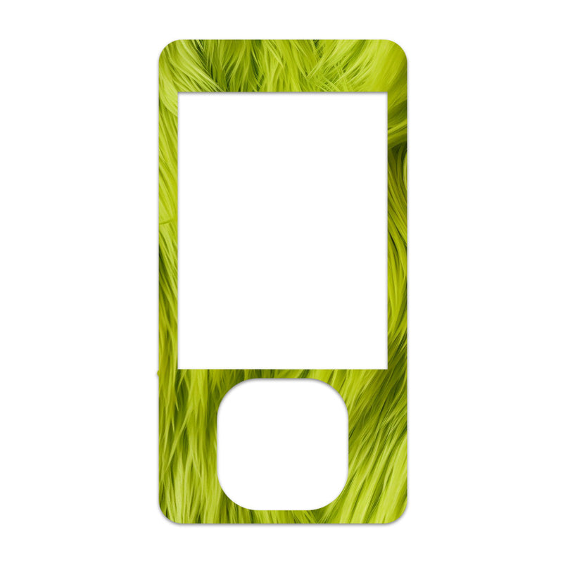 Peelz Green Fur Sticker for DEXCOM G7 and G6 Touchscreen Receiver Sticker Peelz/Stickers
