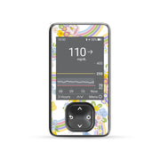 Peelz Rainbow Blooms DEXCOM G7 and G6 Touchscreen Receiver Sticker Peelz/Stickers