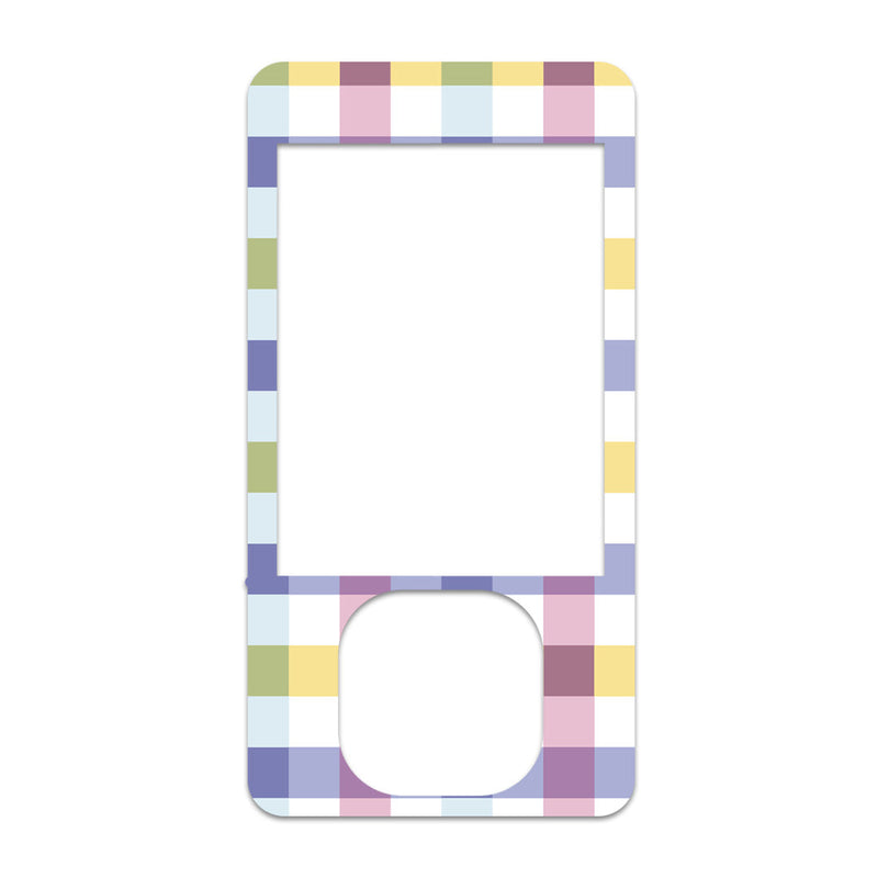 Peelz Spring Plaid DEXCOM G7 and G6 Touchscreen Receiver Sticker Peelz/Stickers