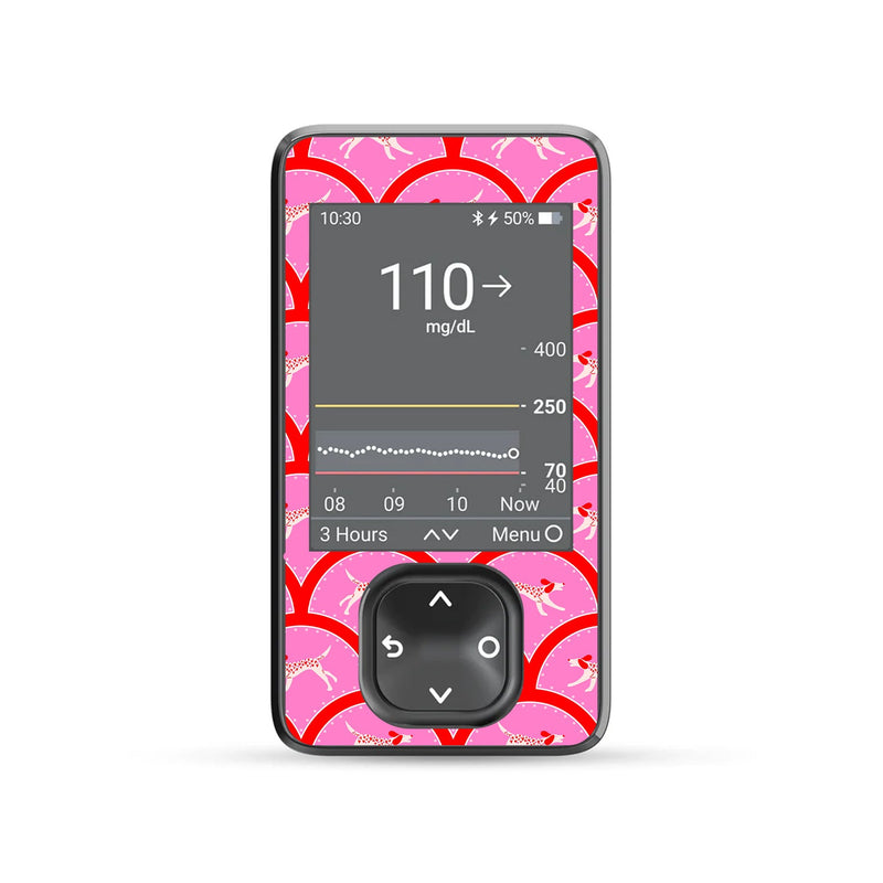 Peelz Puppy Love Dexcom G7 and G6 Touchscreen Receiver Sticker - Pump Peelz Peelz/Stickers