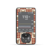 Peelz Rustic Reindeer Dexcom G7 and G6 Touchscreen Receiver Sticker - Pump Peelz Peelz/Stickers