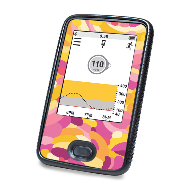 Peelz Jelly Swirl Dexcom G6 Touchscreen Receiver Sticker - Pump Peelz Peelz/Stickers