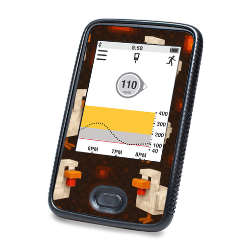 Peelz Inferno Chicken Dexcom G6 Touchscreen Receiver Sticker - Pump Peelz Peelz/Stickers